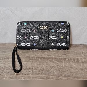 XOXO One Of A Kind Zip Around Wristlet Wallet- NWOT